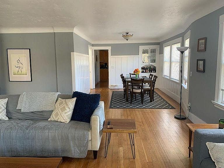 view of dining room from living room