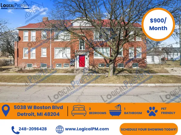 5038 W Boston Blvd #C, Detroit, MI 48204