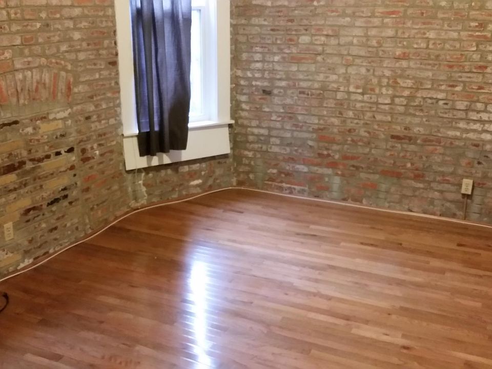One of the pictures of the larger, rear bedroom. This room has a walk-in closet