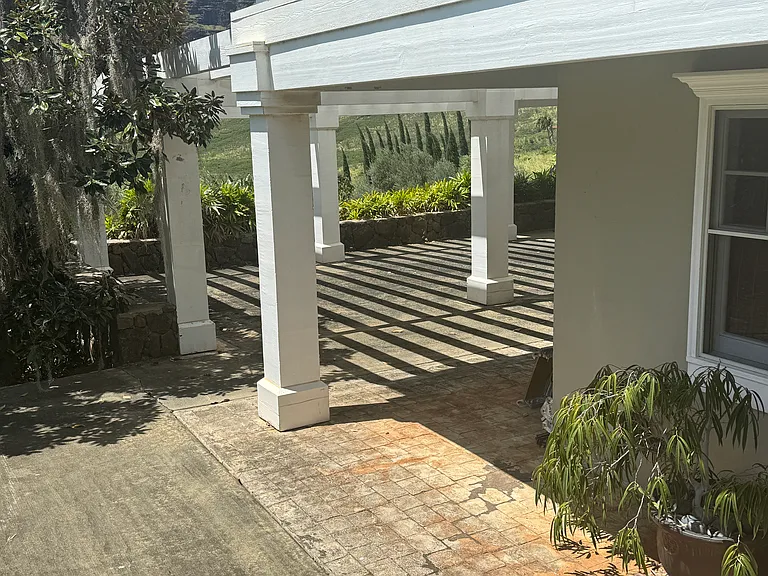 VIEW FROM STAIRS FIRST LEVEL OF ESTATE HOUSE