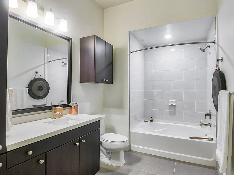 Luxury bathrooms with granite countertops