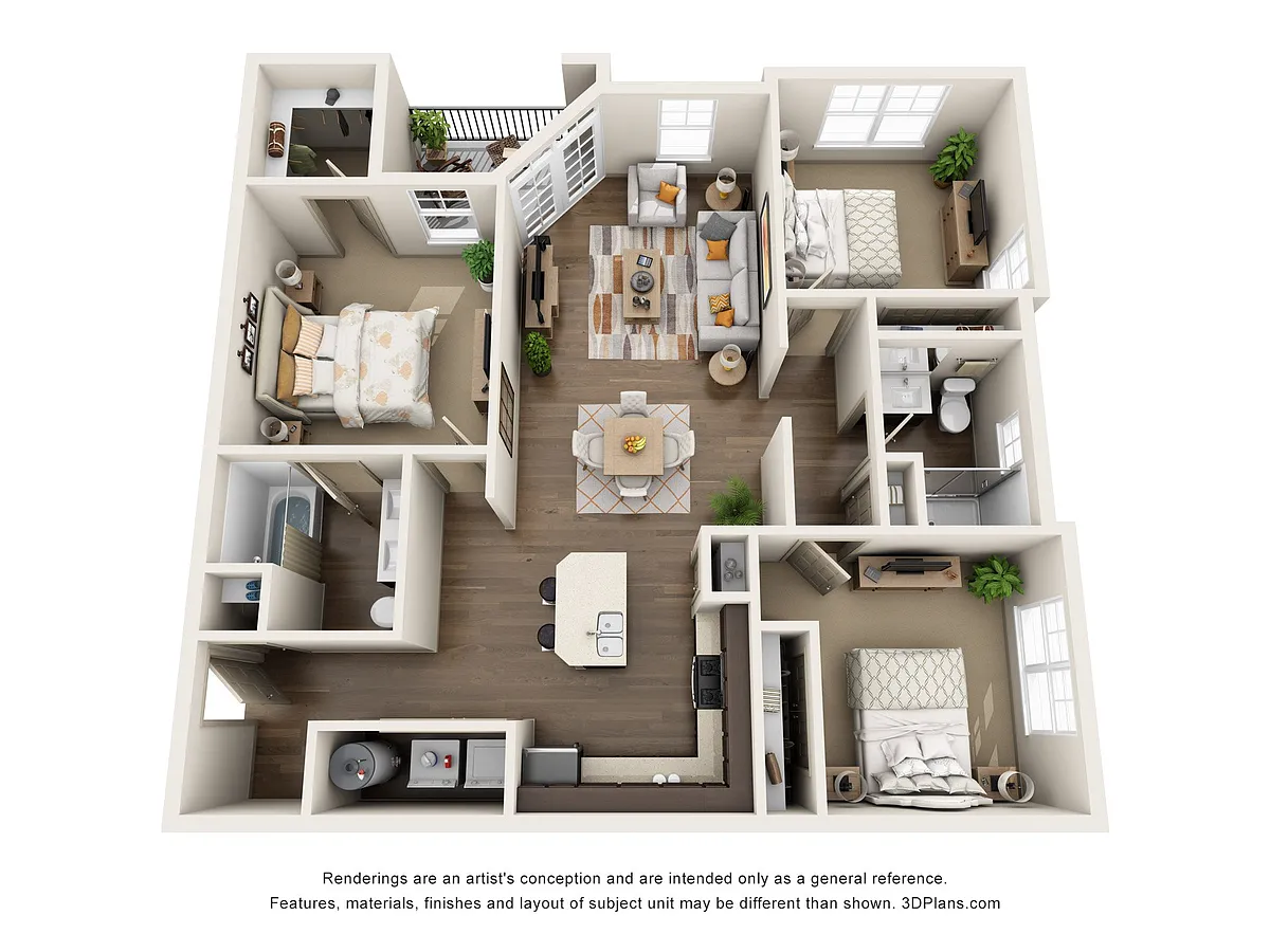 Floor plan Chimney Rock