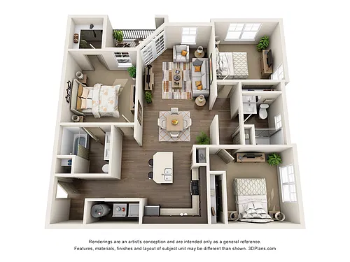 Floor plan Chimney Rock