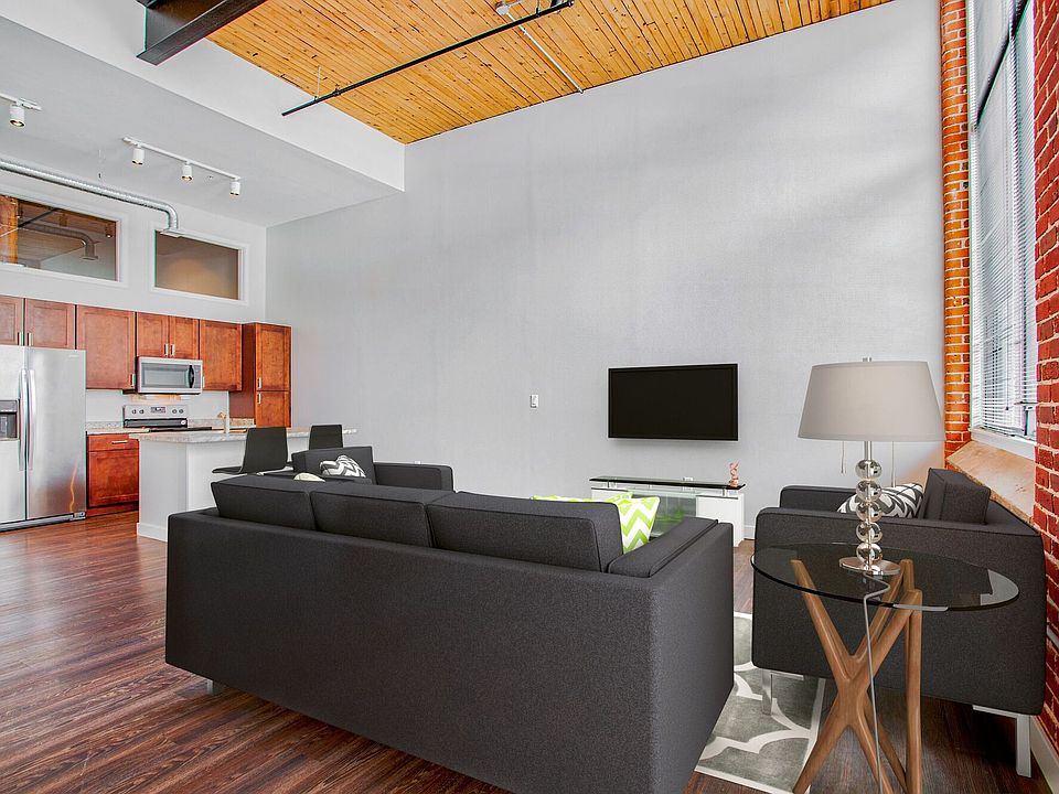 Living Room With High Ceilings