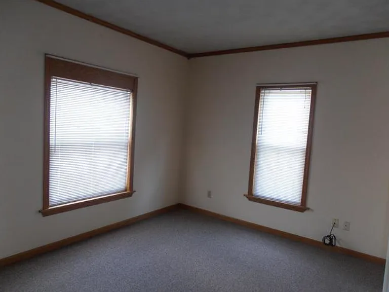 Bedroom before new flooring