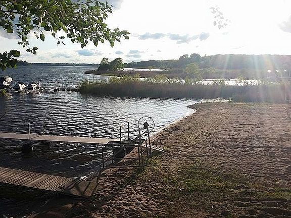 West sunset beach view