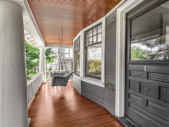 Front porch of duplex