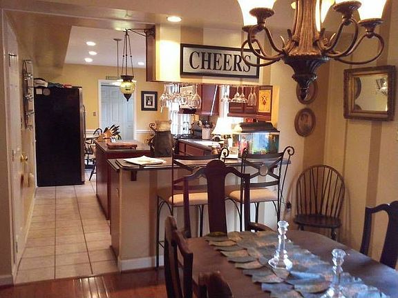 kitchen view from dining