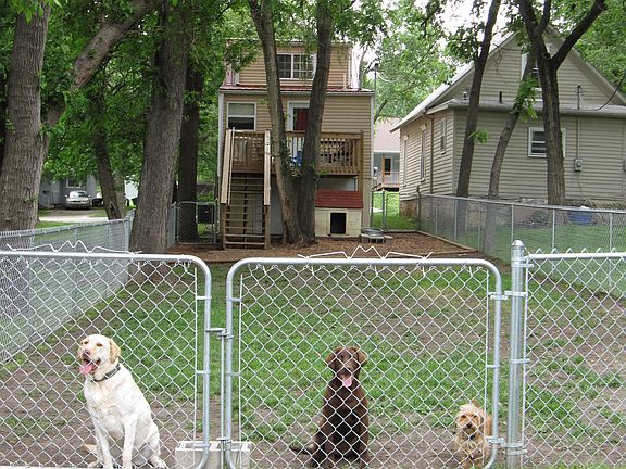 Fenced in Backyard