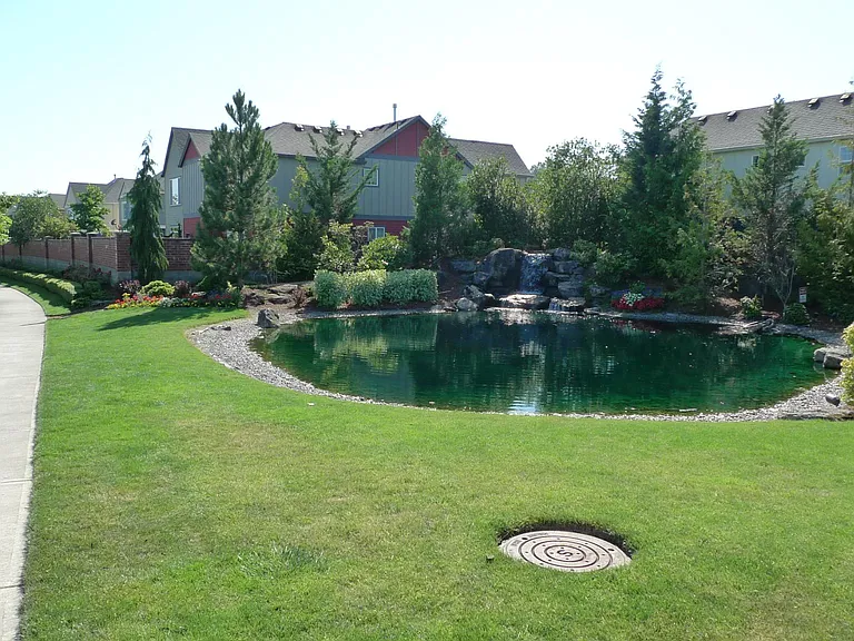 Entry to the townhouse community
