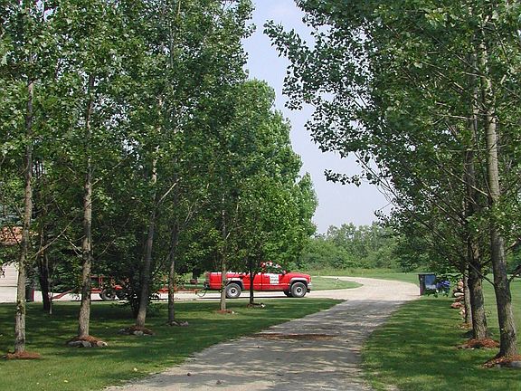 driveway from parking area (looking away from home)