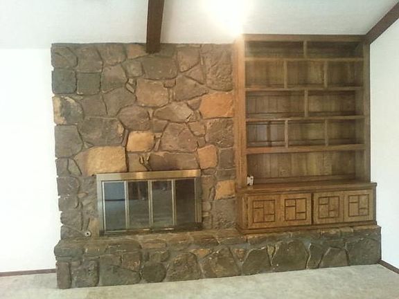 Fireplace in living room