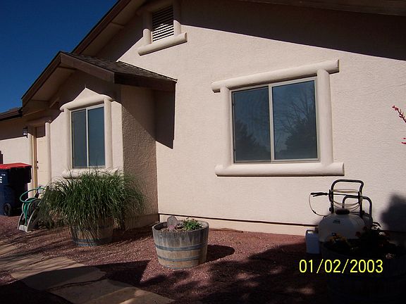 East side of house 