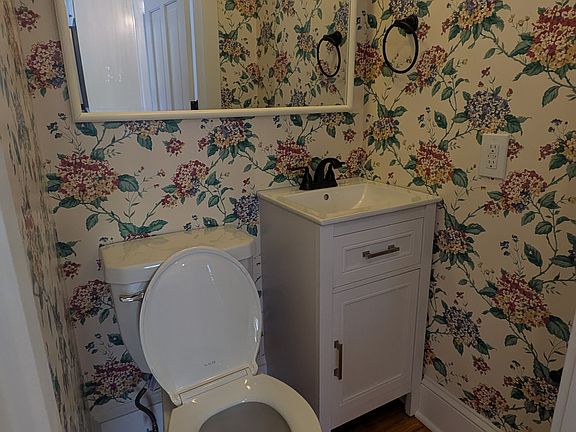 First floor powder room