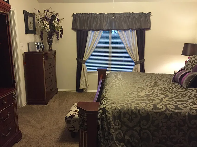 Master Bedroom fits a King size bed