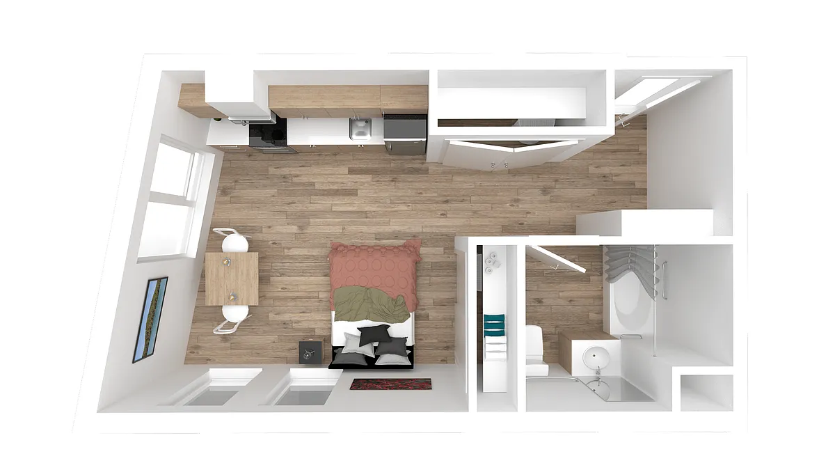 Floor plan Grand + Frankfurt Furnished
