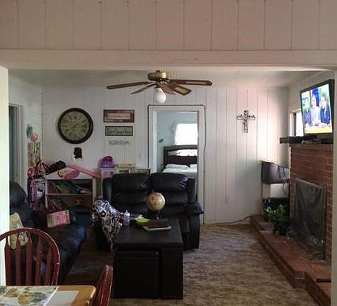 Living room in 2 bedroom unit