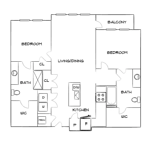 Floor plan Design 2B