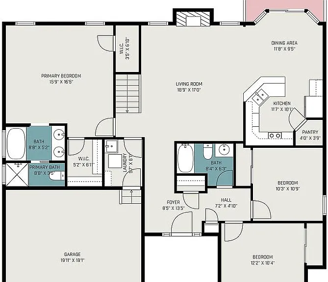 Layout upstairs