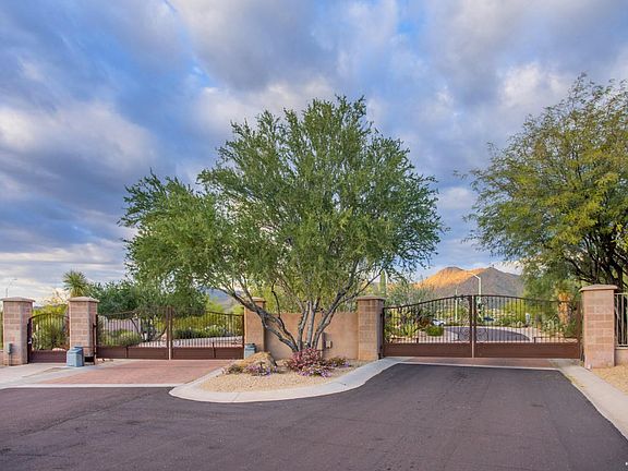 Gated private entrance