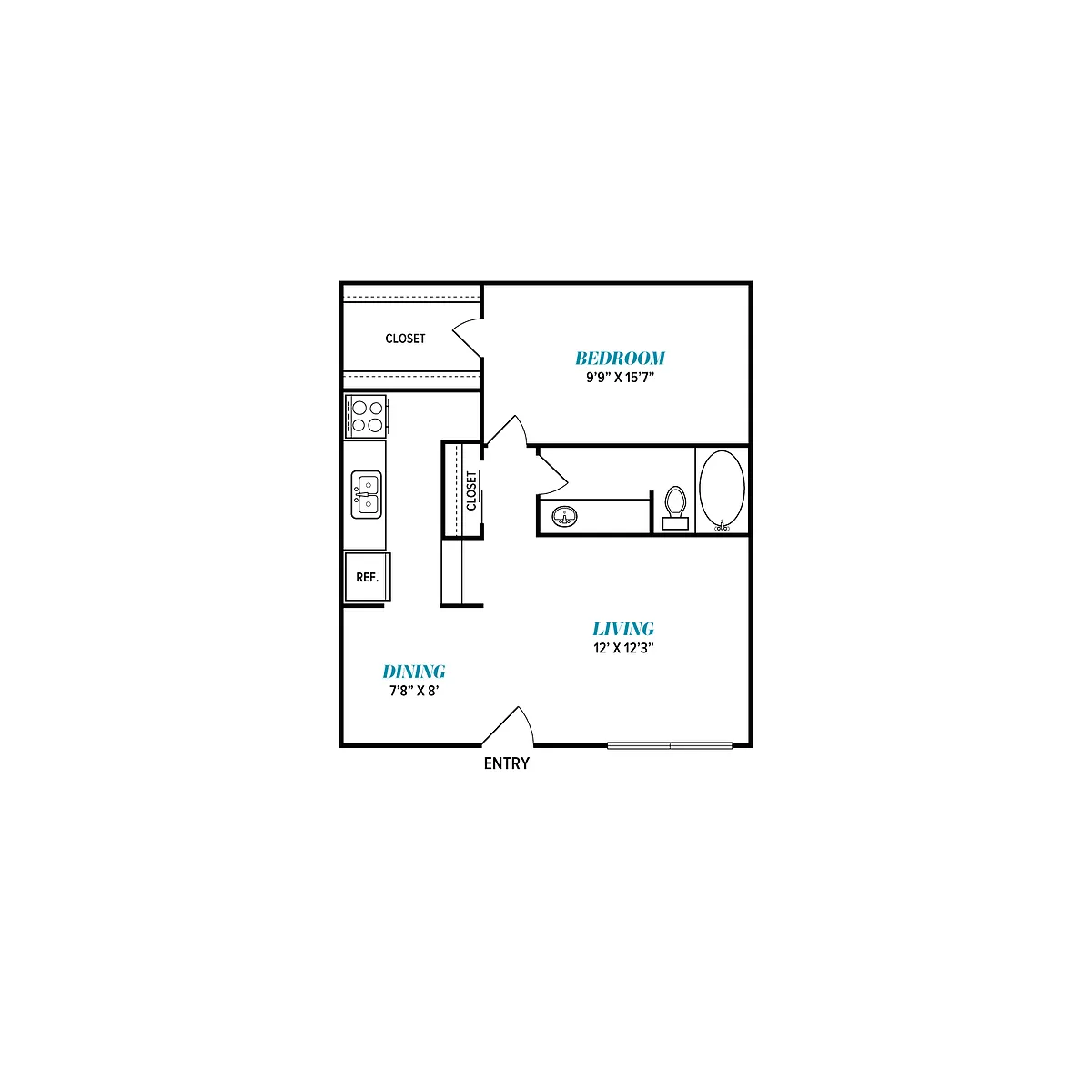 Floor plan A7 Renovated
