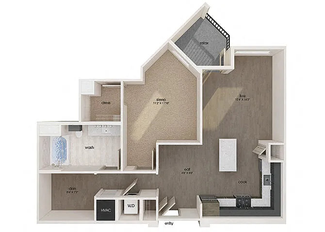 Floor plan Verve-A7D