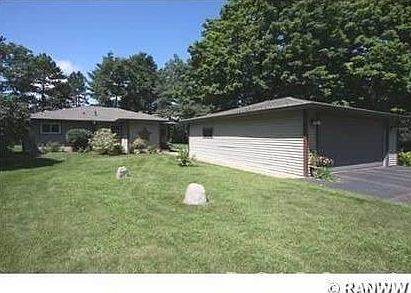 Front of house and garage