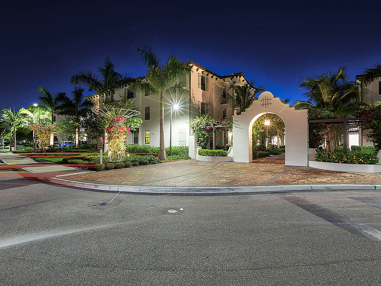 Incredible landscape around our luxury apartments in Delray Beach.