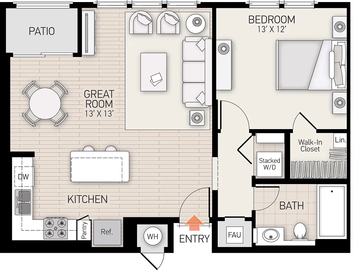 Floor plan Plan F