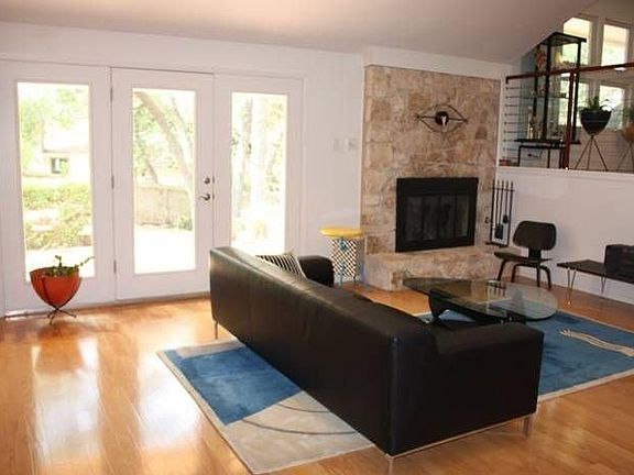 living room and patio doors