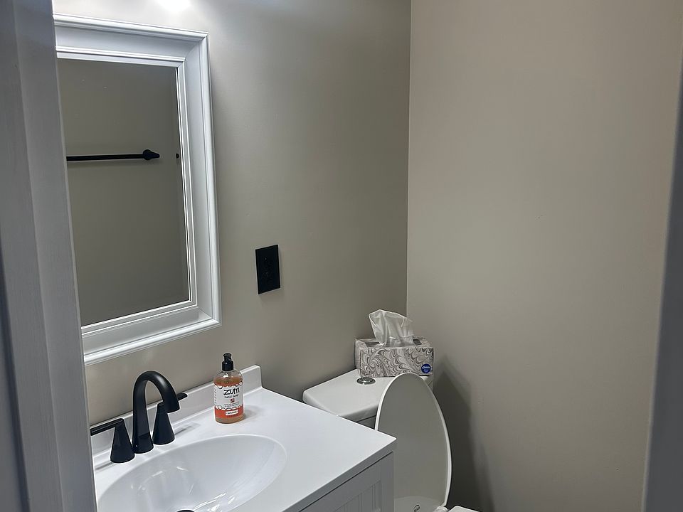 Half bath on main floor.