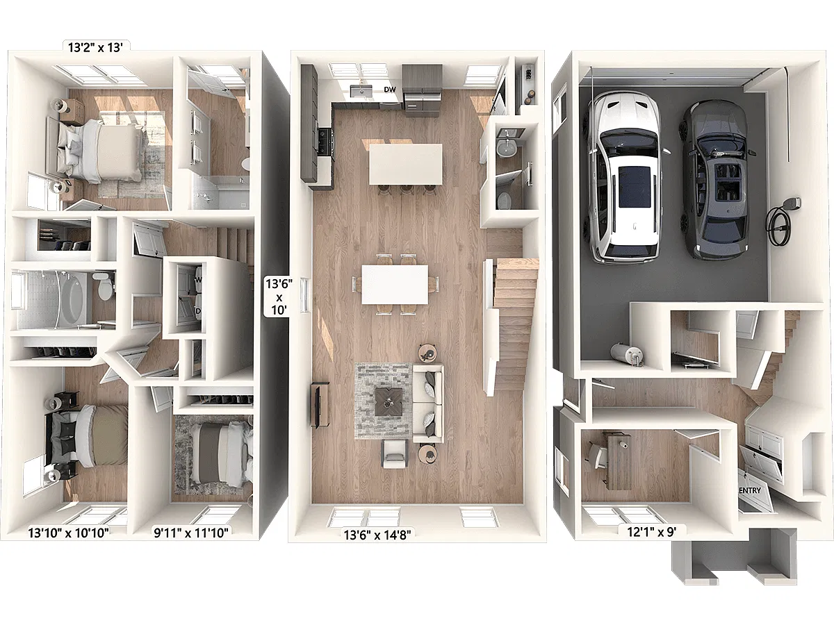 Floor plan C4TD-1881