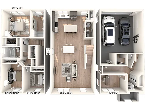 Floor plan C4TD-1881