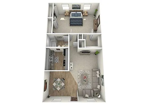 Floor plan Ashley (50% Essential Living)