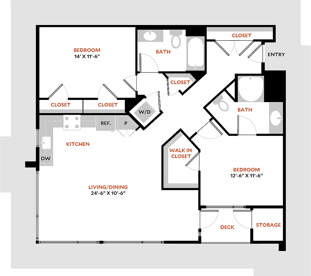 Floor plan Plan 2E