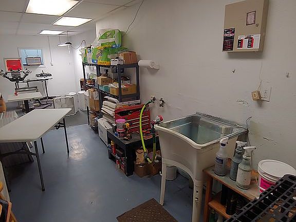 Work Space Behind Showroom
