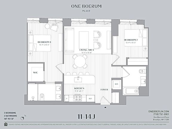 2nd image of 1 Boerum Pl #14J