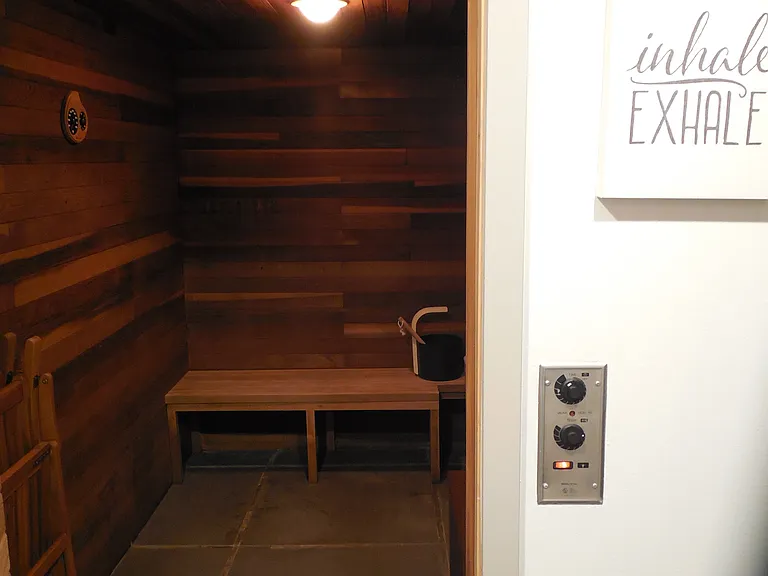 Club house sauna