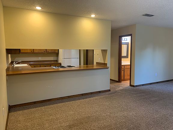 Open concept living, dining and kitchen