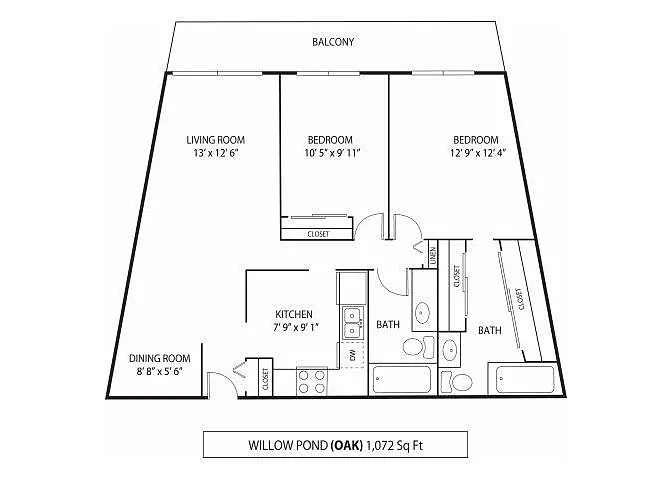 Floor plan Oak