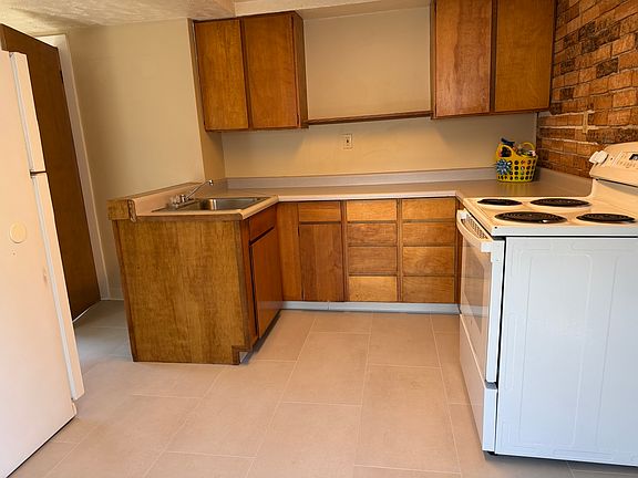 Kitchen with new flooring