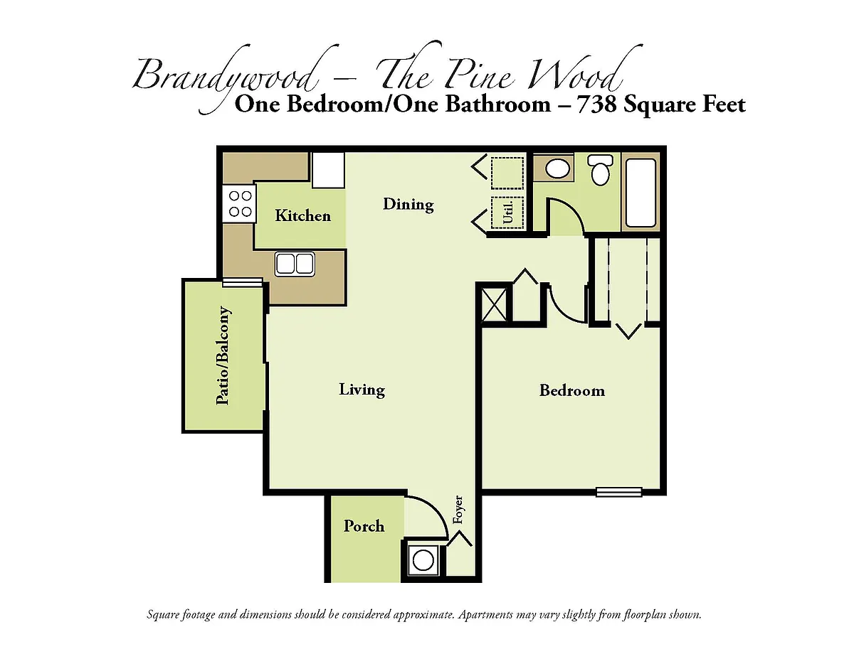 Floor plan The Pine Wood