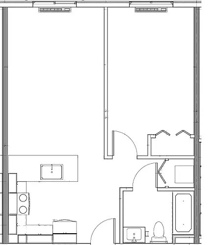 Floor plan One Bedroom