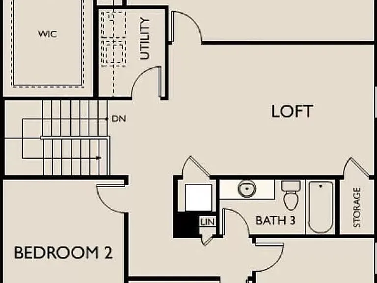 Second Floor Blueprint