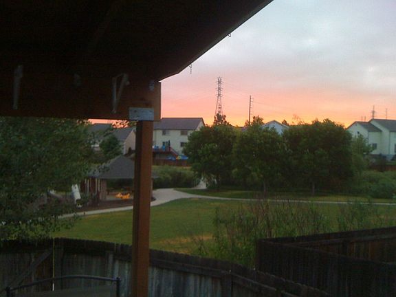 Looking North East from deck