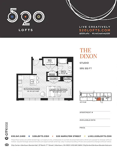 Floor plan The Dixon