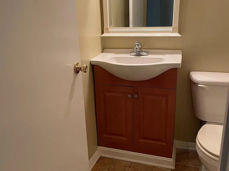 Basement bathroom