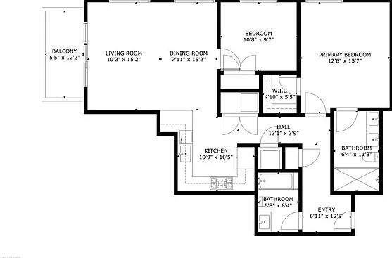 2 bed, 1150 sqft, $3,295 — Photo 2