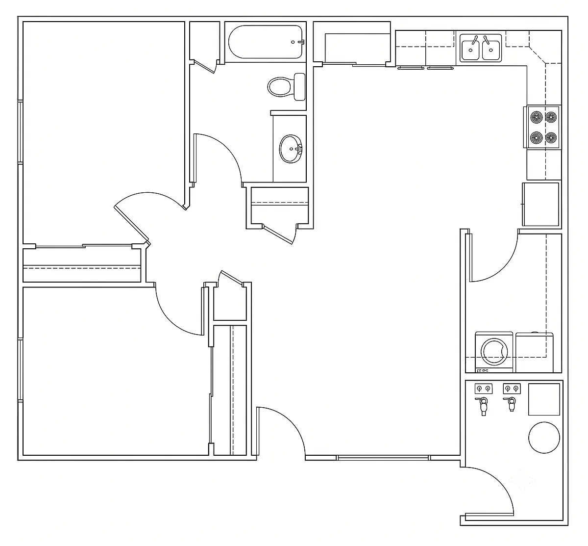 Floor plan 2 Bedroom