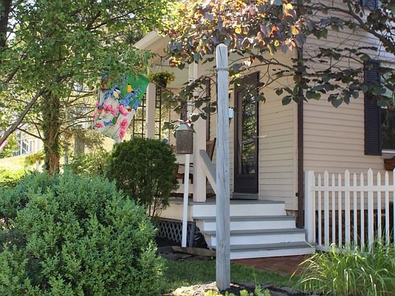 Landscaped front yard